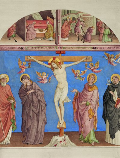 Cristo sulla croce nella chiesa di S. Domenico ad Arezzo da Johann Anton Ramboux